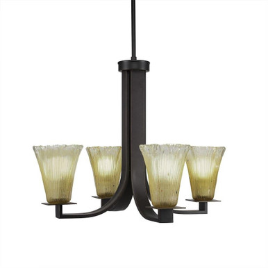 Apollo 4 Light Medium Chandelier by Toltec 574-232518