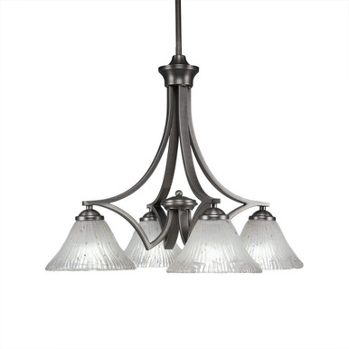 Zilo 4 Light Small Chandelier by Toltec 568-18751875 - 568-18751875