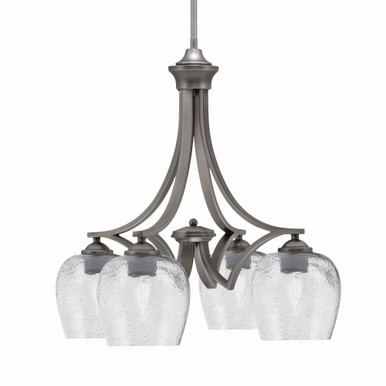 Zilo 4 Light Medium Chandelier by Toltec 568-DG-4811 - 568-DG-4811