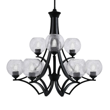 Zilo 9 Light Large Chandelier by Toltec 569-MB-4100 - 569-MB-4100