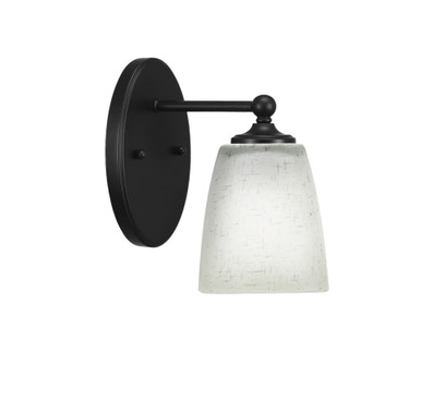 Capri 1 Light Steel Wall Sconce 8.25 Inch Tall by Toltec - 5911-8255