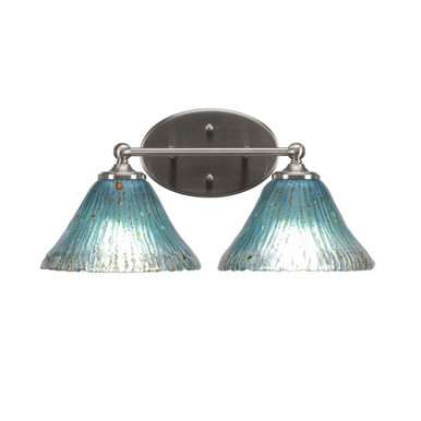 Capri 2 Light Vanity Light 16.25 Inch Length by Toltec - 5912-7751625
