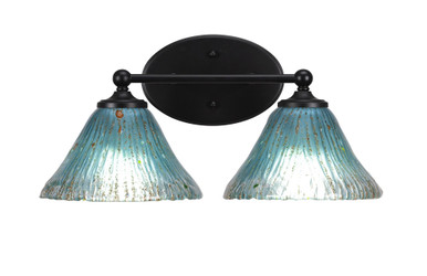 Capri 2 Light Vanity Light 16.25 Inch Length by Toltec - 5912-7751625