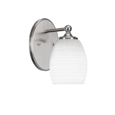 Capri 1 Light Wall Sconce 8.75 Inch Tall by Toltec - 5911-8755