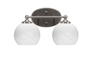 Capri 2 Light Vanity Light 14.75 Inch Length by Toltec - 5912-851475