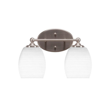Capri 2 Light Vanity Light 13.75 Inch Length by Toltec - 5912-9251375