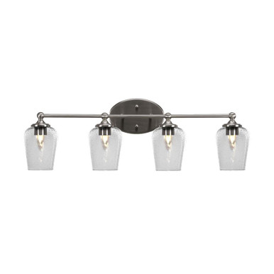 Capri 4 Light Vanity Light 29.75 Inch Wide by Toltec - 5914-2975875