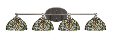 Capri 4 Light Vanity Light 32.25 Inch Wide by Toltec - 5914-32258