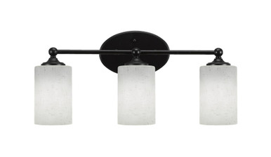 Capri 3 Light Steel Vanity Light 21 Inch Length by Toltec - 5913-97521