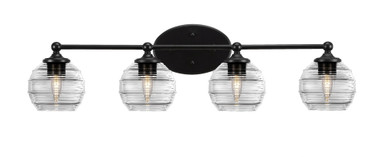 Capri 4 Light Vanity Light 31 Inch Wide by Toltec - 5914-3185