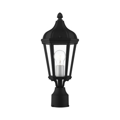 Morgan 1 Light Outdoor Post Top Lantern 7 x 17.75 Inches by Livex - 76184