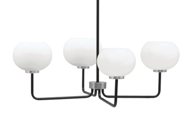 Sandia 4 Light Chandelier 10.25 Inch Tall and 31 Inch Wide by Toltec - 6204-1025-31