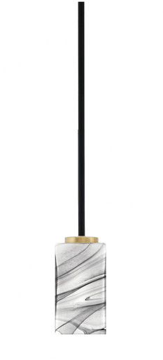 Sandia 1 Light Stem Mini Pendant 7 Inch Tall and 3.5 Inch Wide by Toltec - 6201-7-35