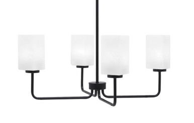 Sandia 4 Light Chandelier 11.75 Inch Tall and 27.5 Inch Wide by Toltec - 6204-1175-275