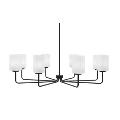 Sandia 8 Light Chandelier 12 Inch Tall and 41.25 Inch Wide by Toltec - 6208-12-4125
