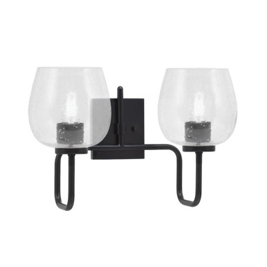 Sandia 2 Light Bath Vanity 11 Inch Tall and 16.75 Inch Length by Toltec - 6222-11-1675