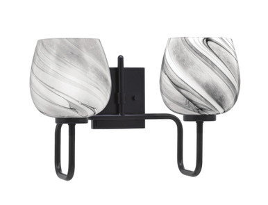 Sandia 2 Light Bath Vanity 11 Inch Tall and 16.75 Inch Length by Toltec - 6222-11-1675