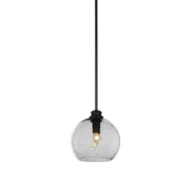Kimbro 1 Light Small Stem Hung Pendant 10 Inch Tall by Toltec - 71-975-10-