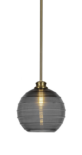 Malena 1 Light Stem Hung Small Pendant by Toltec - 72-BN-5120