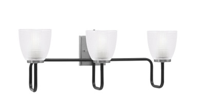 Sandia 3 Light Bath Vanity 9.75 Inch Tall and 26 Inch Length by Toltec - 6223-975-26
