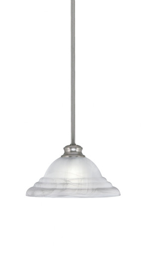 Stem 1 Light Steel Large Pendant 20 Inch Wide by Toltec - 72-BN-5931
