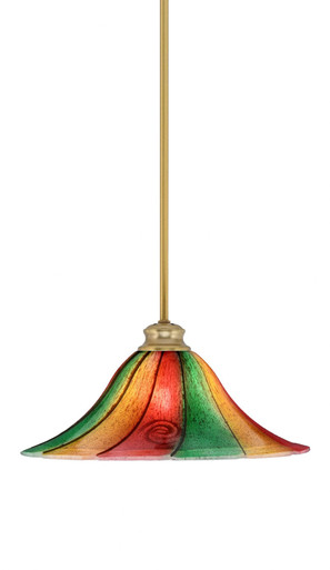 Stem 1 Light Large Pendant 16 Inch Wide by Toltec - 72-BN-767