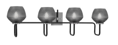 Sandia 4 Light Bath Vanity 10 Inch Tall and 37.25 Inch Length by Toltec - 6224-10-4622