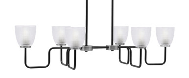 Sandia 6 Light Island 10 Inch Tall and 41 Inch Length by Toltec - 6236-10-41