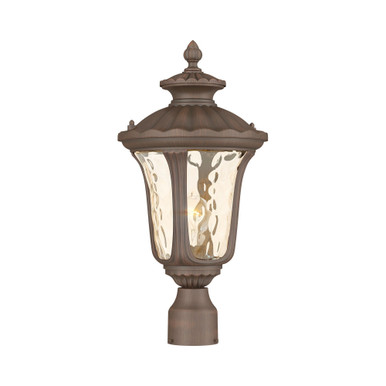 Oxford 1 Light Outdoor Post Top Lantern 9.5 x 19 Inches by Livex  - 7655