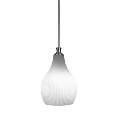 Carina 1 Light Medium Stem Hung Pendant 18.75 Inch Tall by Toltec - 73-115-1875-