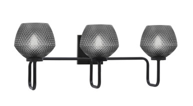 Sandia 3 Light Bath Vanity 10 Inch Tall and 27.25 Inch Length by Toltec - 6223-10-2725