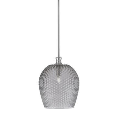 Zola 1 Light Stem Hung Medium Pendant 15 Inch Tall by Toltec - 75-15-1