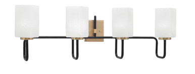 Sandia 4 Light Bath Vanity 9.75 Inch Tall and 36.5 Inch Length by Toltec - 6224-975-365