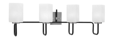 Sandia 4 Light Bath Vanity 9.75 Inch Tall and 35 Inch Length by Toltec - 6224-975-35