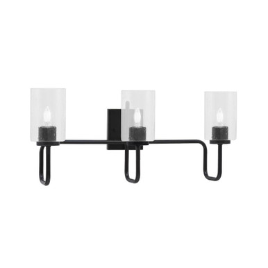 Sandia 3 Light Bath Vanity 11 Inch Tall and 25.25 Inch Length by Toltec - 6223-11-2525