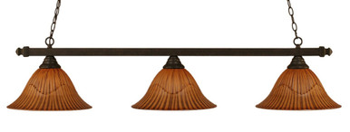 Billiard 3 Light Small Chandelier by Toltec - 803-1411535
