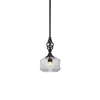 Elegante 1 Light Small Pendant 12.25 Inch Tall by Toltec - 80-875-1225