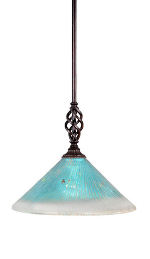 Elegante 1 Light Medium Stem Pendant 12.5 Inch Tall by Toltec - 80-12-125-