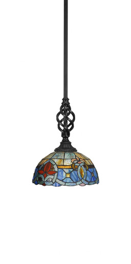 Elegante 1 Light Medium Pendant 12 Inch Tall by Toltec - 80-12-12