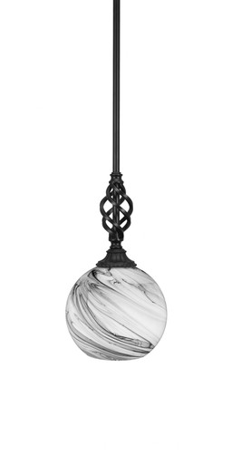 Elegante 1 Light Medium Pendant 18 Inch Tall by Toltec - 80-1375-18