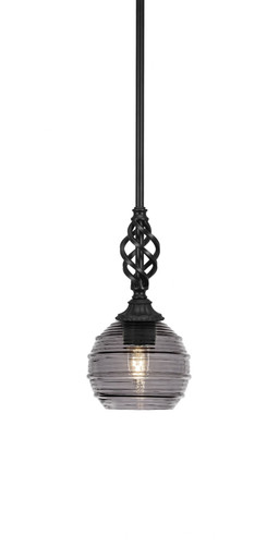 Elegante 1 Light Small Pendant 11 Inch Tall by Toltec - 80-6-11