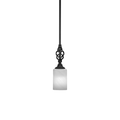 Elegante 1 Light Mini Pendant 11.75 Inch Tall by Toltec - 80-4-1175