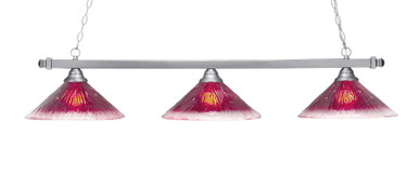 Square 3 Light Small Island Chandelier by Toltec 803-16115525 - 803-16115525