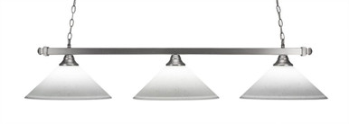 Square 3 Light Small Island Chandelier by Toltec 803-16105555 - 803-16105555