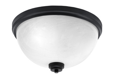 3 Light 16 Inch Wide Steel Flush Mount by Toltec - 826-MB-8