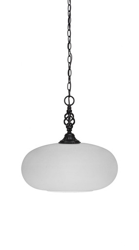 Elegante 1 Light Medium Pendant 15 Inch Tall by Toltec - 82-13-15