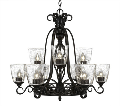 Elegante 9 Light Large Chandelier by Toltec 869-277527 - 869-277527