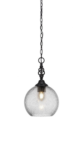 Elegante 1 Light Small Pendant 17 Inch Tall by Toltec - 82-95-17