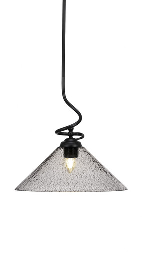 Capri 1 Light Large Stem Pendant 17.25 Inch Tall by Toltec - 900-161725