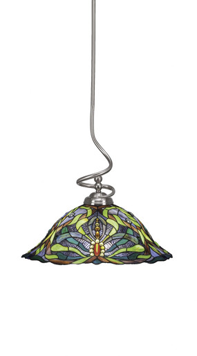 Capri 1 Light Large Stem Pendant 19 Inch Wide by Toltec - 900-1917